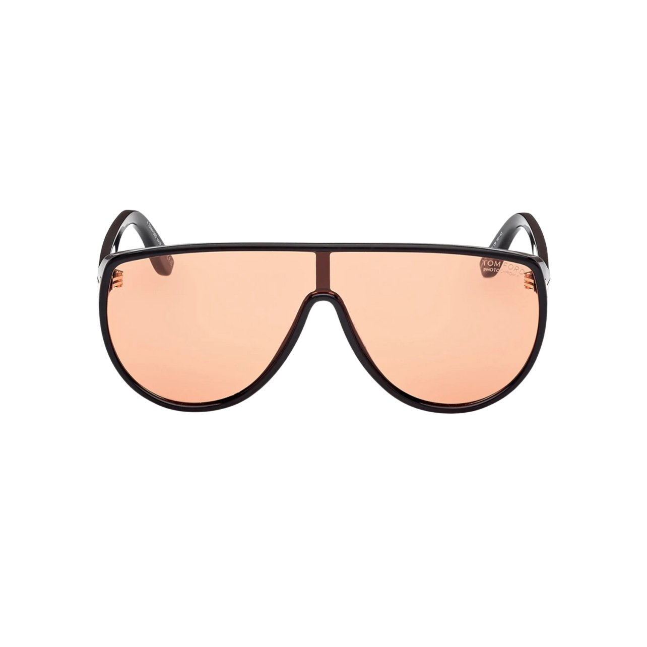 Tom Ford black and rose sunglasses with a saddle nose bridge