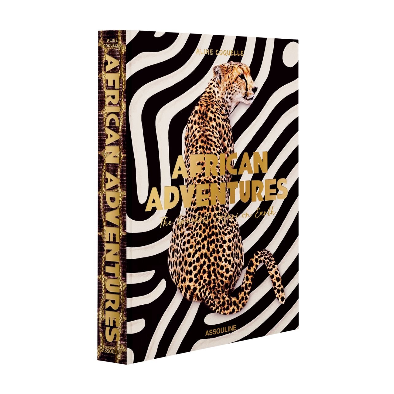 Assouline “African Arts: The Impossible Collection” book with a leopard on the cover