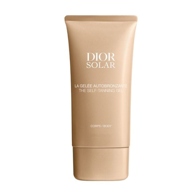 Dior solar self-tanning gel in a nude bottle