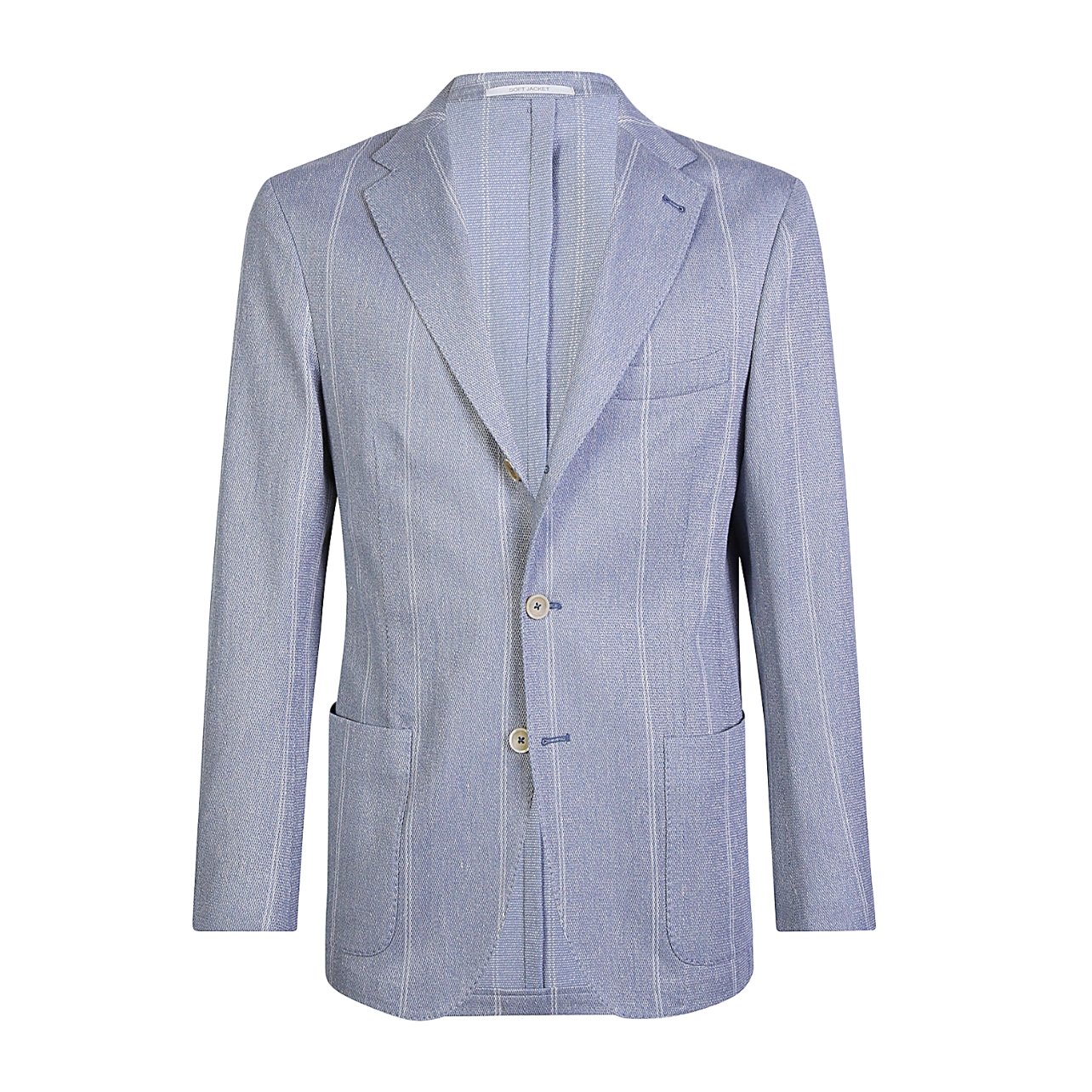 Eleventy-Marco Baldassari-striped blazer unstructured jacket in linen