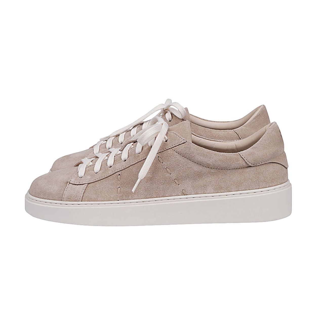 Eleventy tan suede sneakers