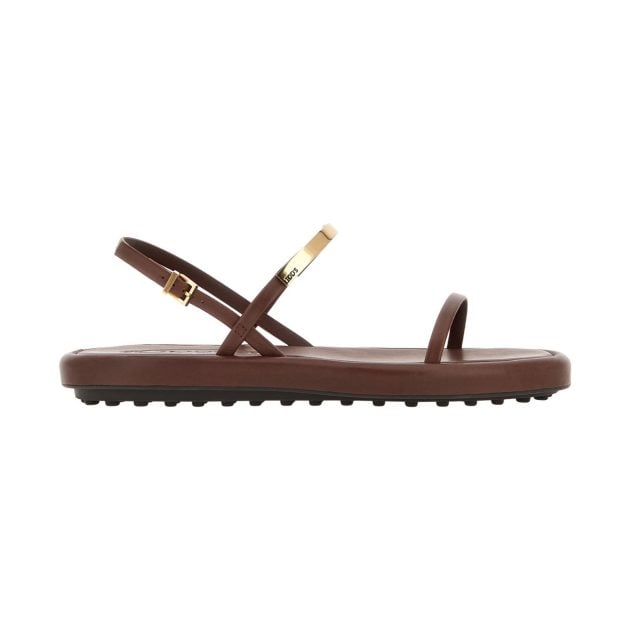 Tod’s brown leather sandals
