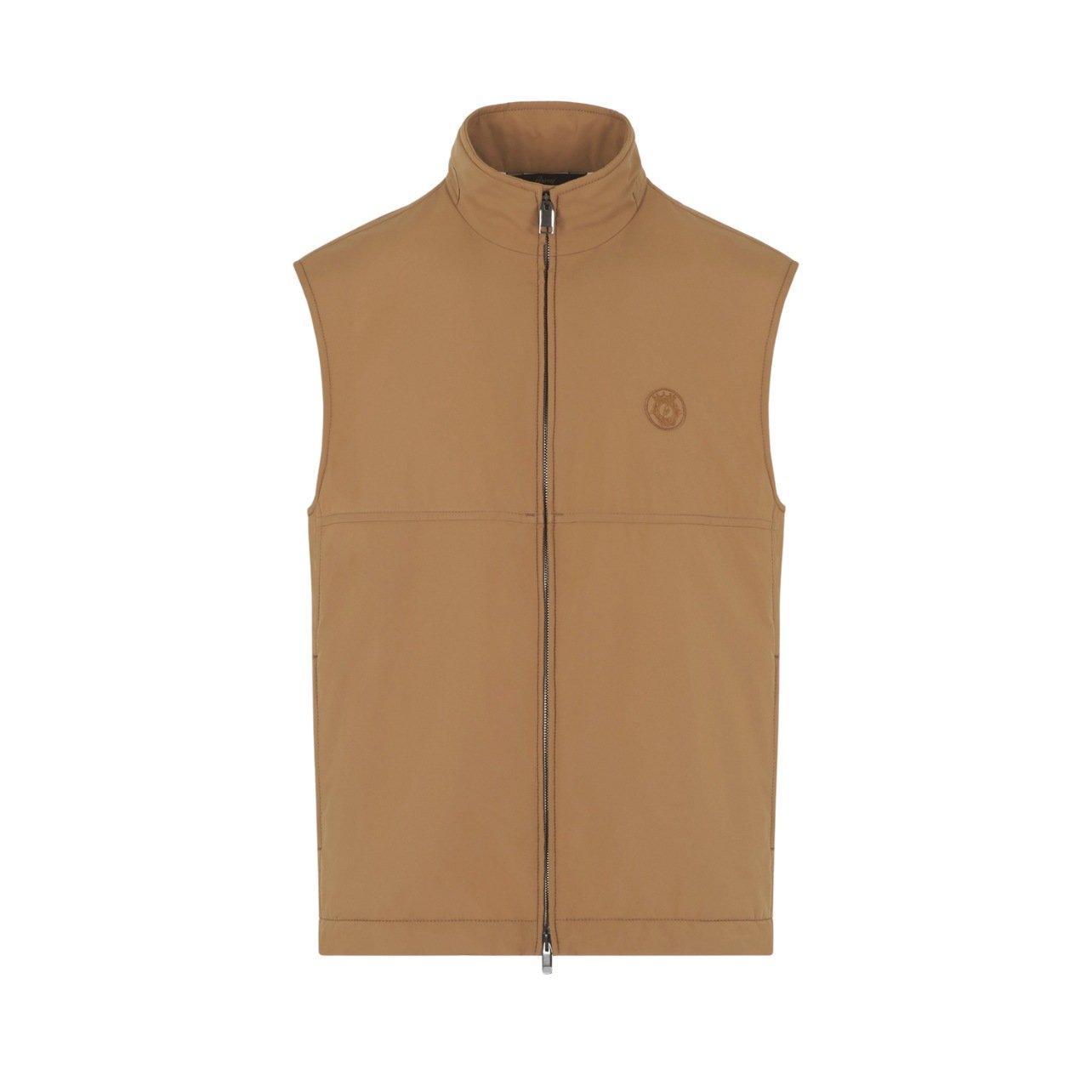 Brioni light brown performa vest