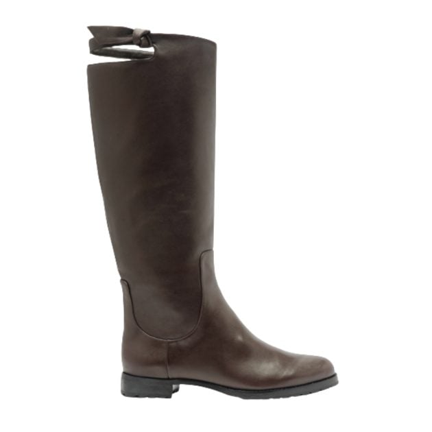 Alexandre Birman tall dark brown leather boots