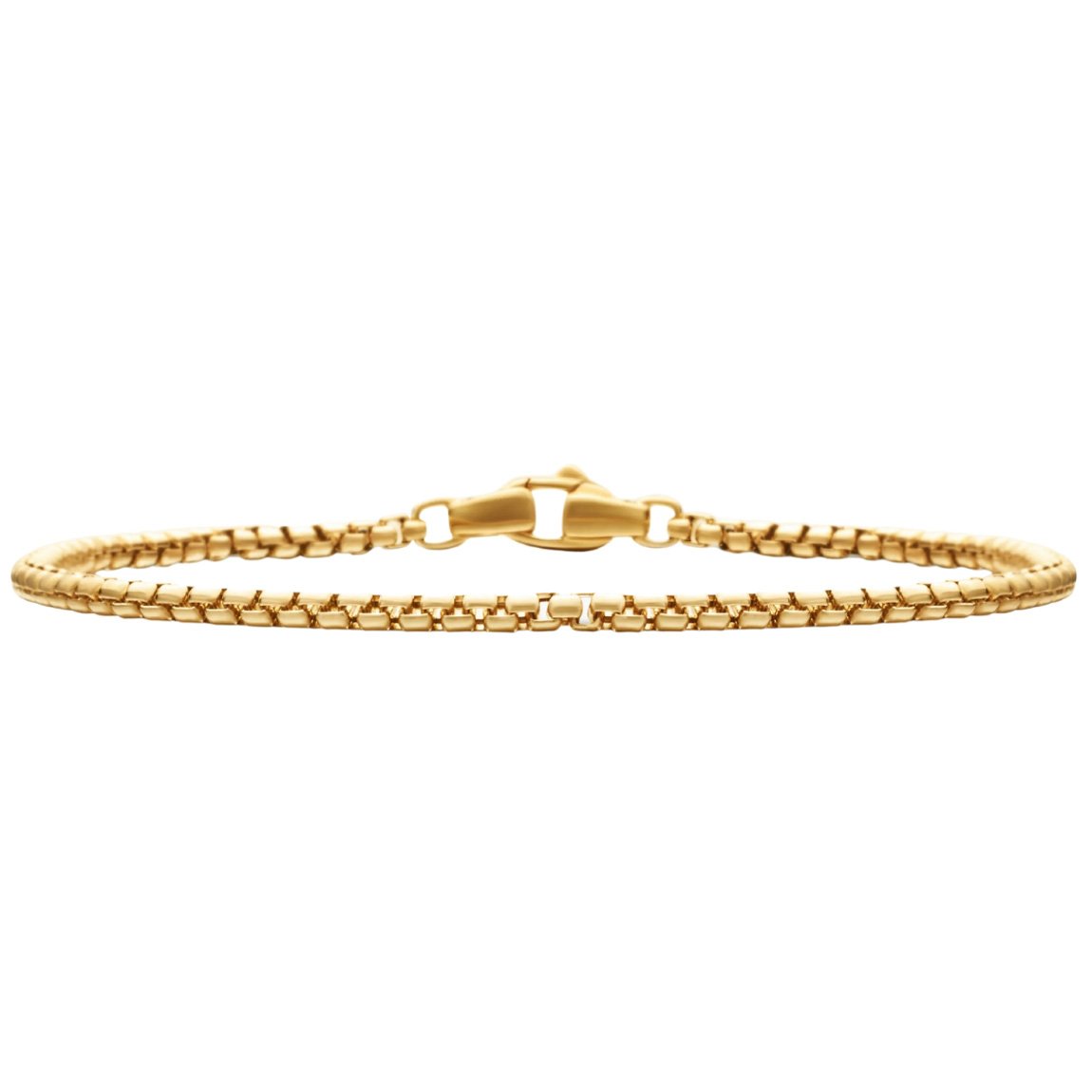 David Yurman box chain gold bracelet