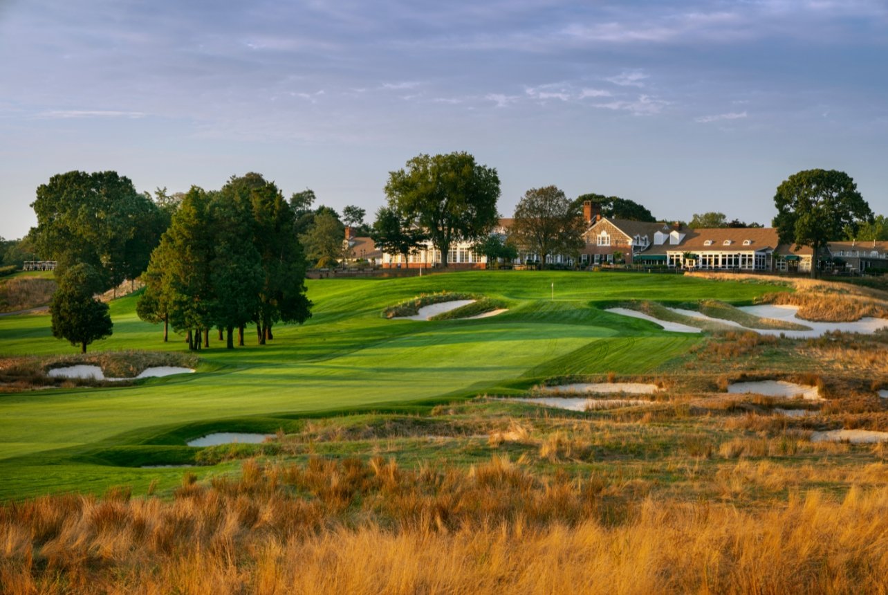 Ryder Cup golf terrain and clubhouse