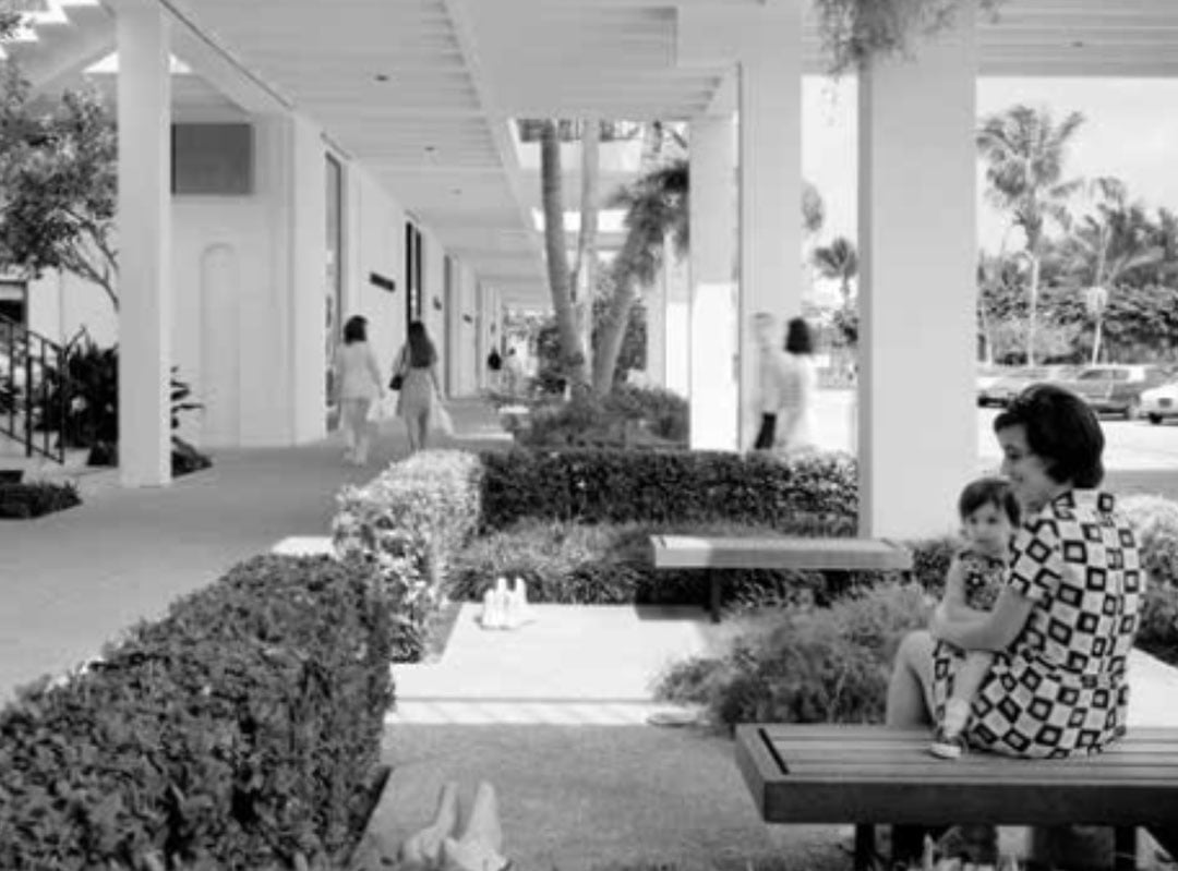 Bal Harbour Shops, C. 1960. Image courtesy of Bal Harbour Shops Archive Collection.