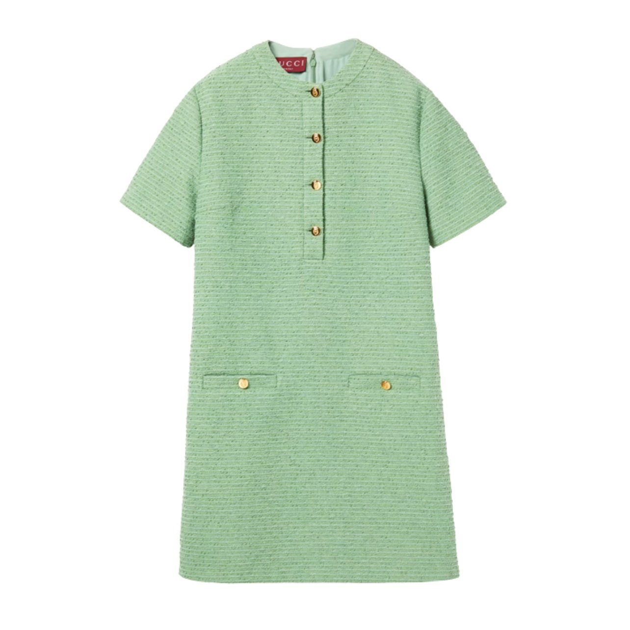 Gucci green mini dress