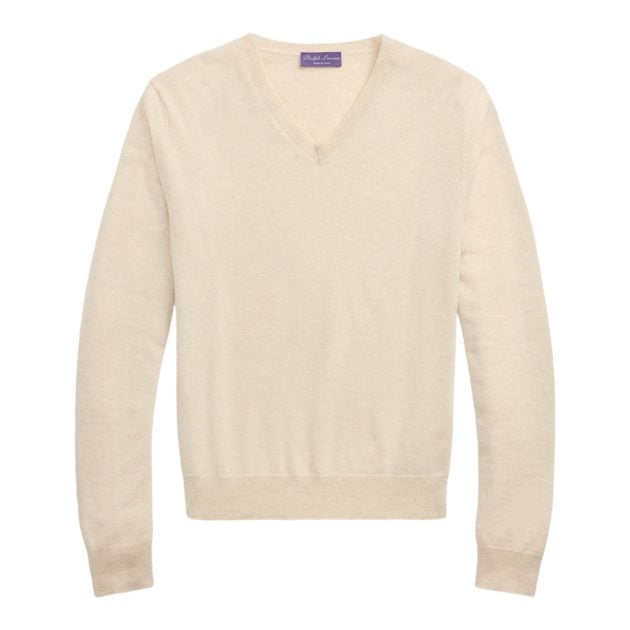 Ralph Lauren white cashmere sweater