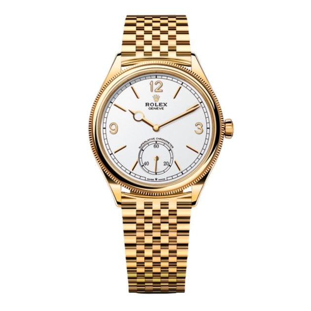 Rolex yellow gold watch