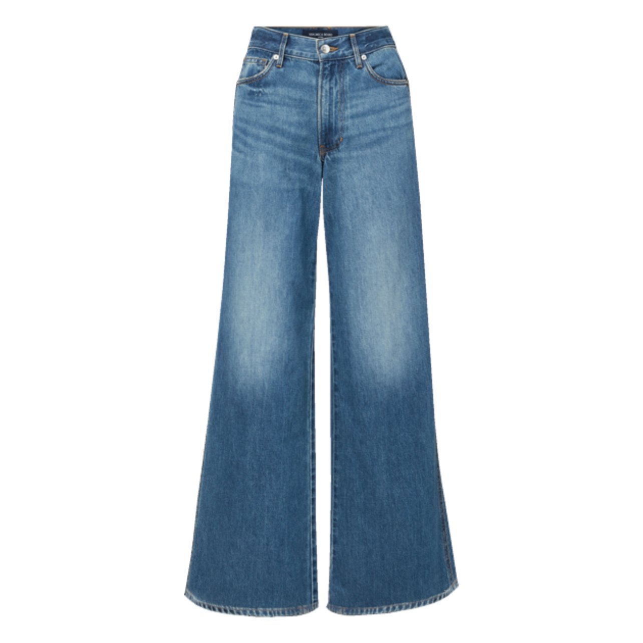 Veronica Beard wide leg blue jeans