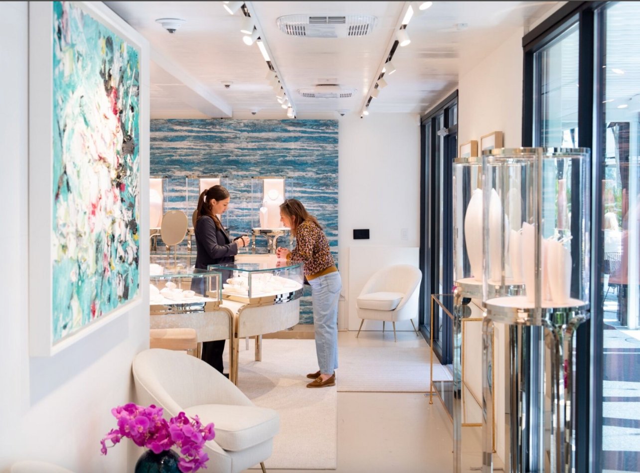 Interior of Tiffany & Co. Boutique at the Access Pop-up