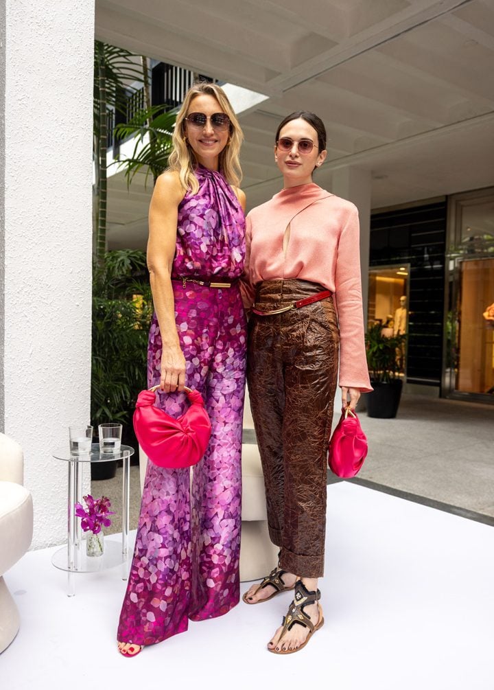 Kinga Lampert; Breast Cancer Research Foundation Chairwoman Emeritus and Sofia Tcherassi, Silvia Tcherassi Director of Ready-to-Wear