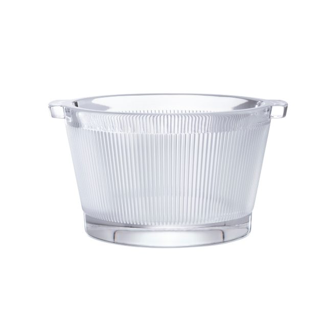 Lalique clear crystal ice bucket
