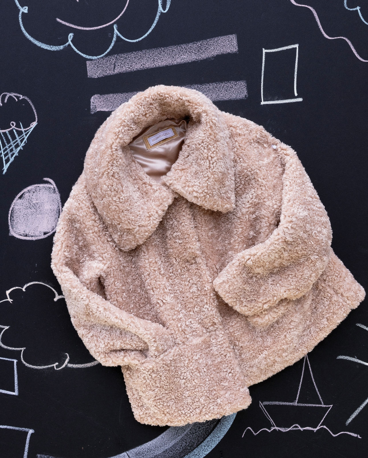 Monnalisa brown Teddy jacket