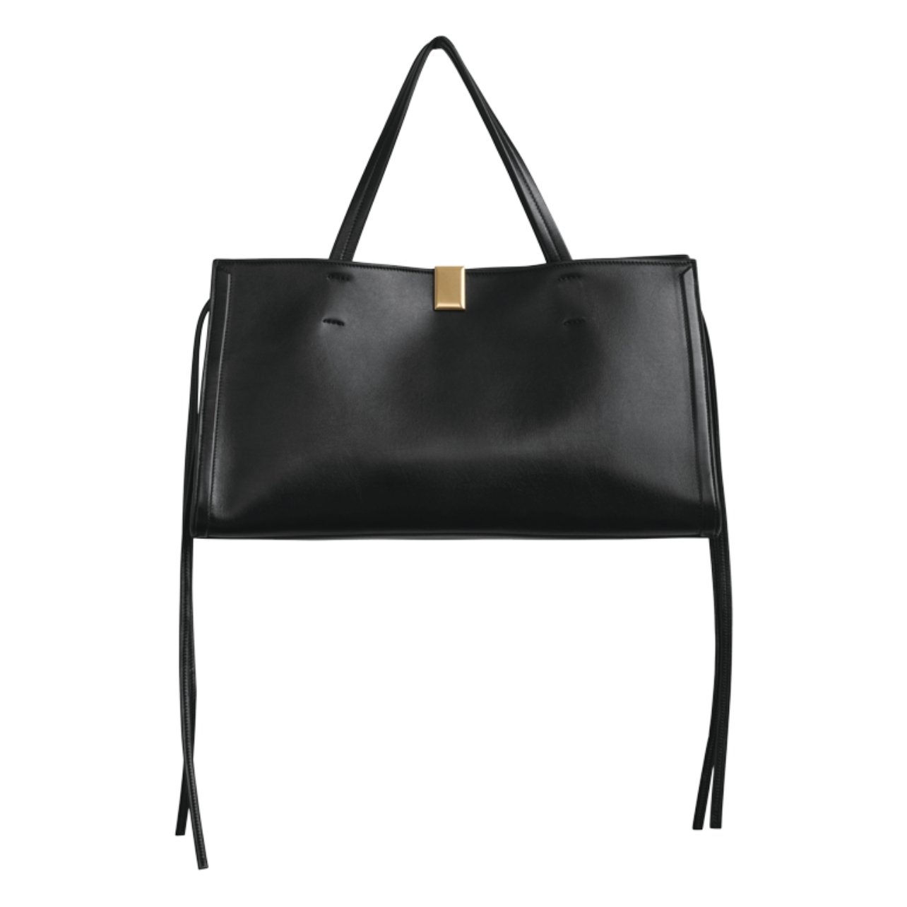 Phoebe Philo black leather purse