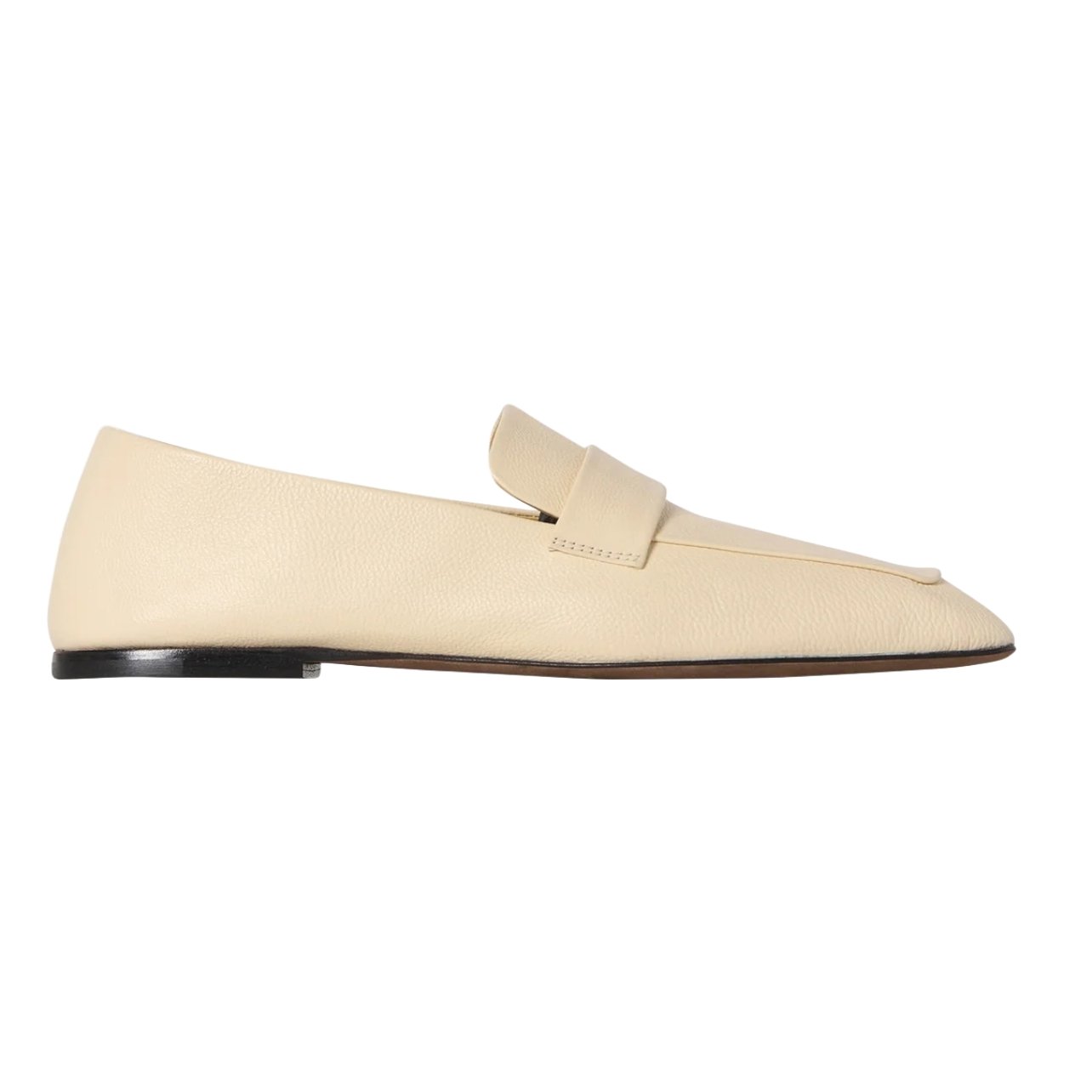The Row cream colored loafers