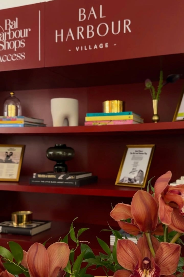 Check-In desk presented by Bal Harbour Village