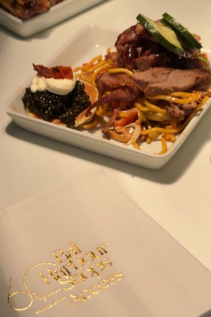 Food offerings included China Grill