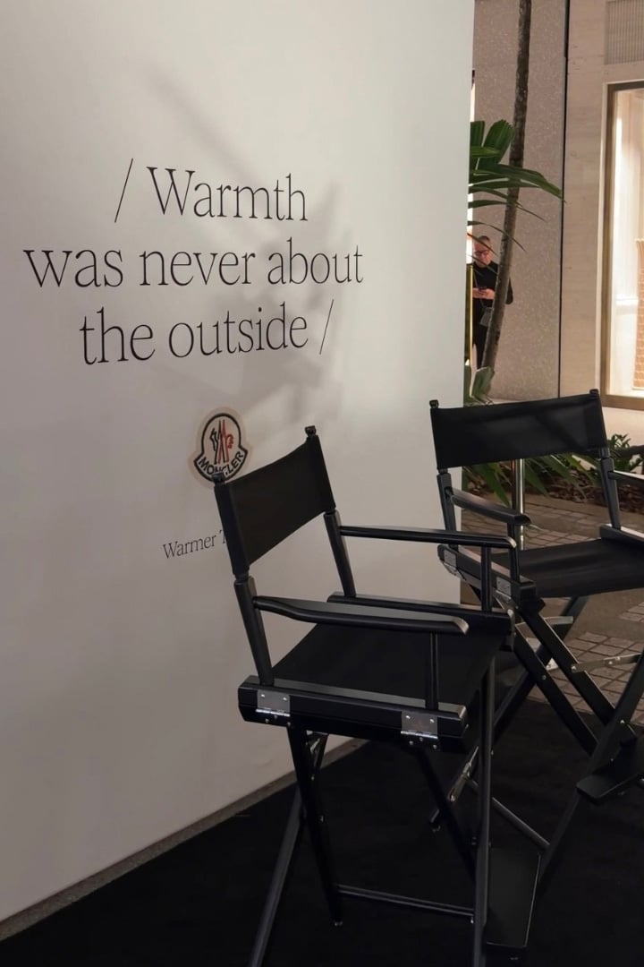 Moncler photo moment