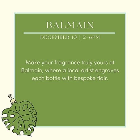 December 10 - Balmain