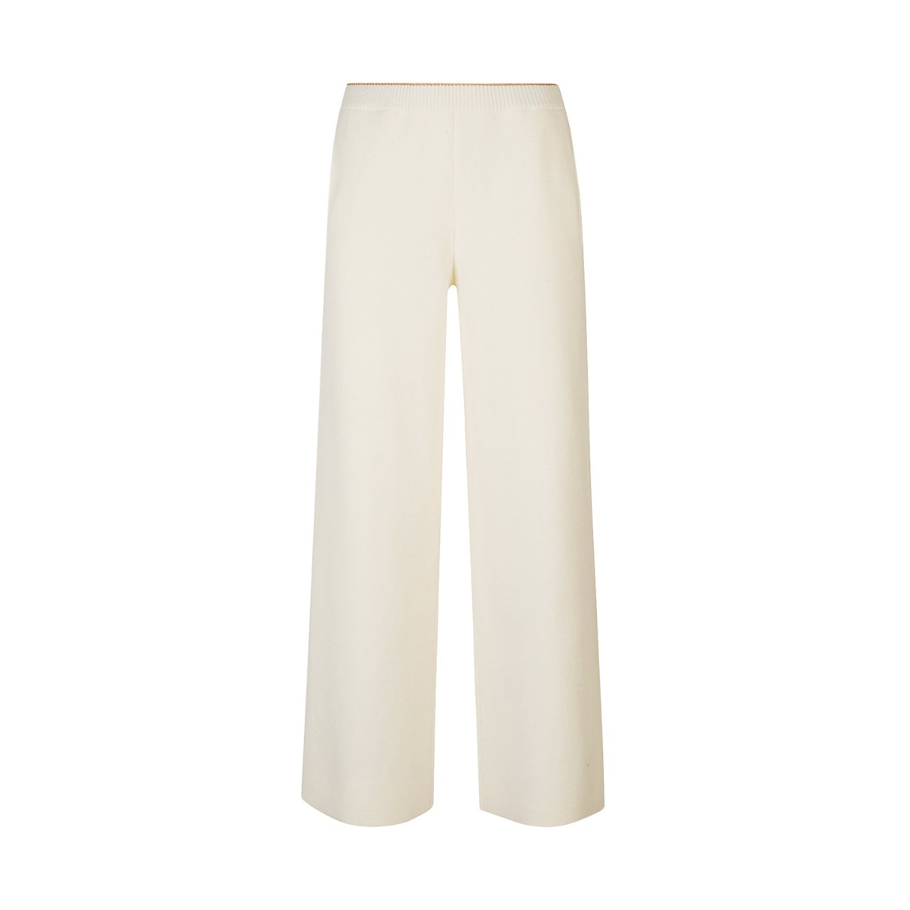 Eleventy white flared trousers