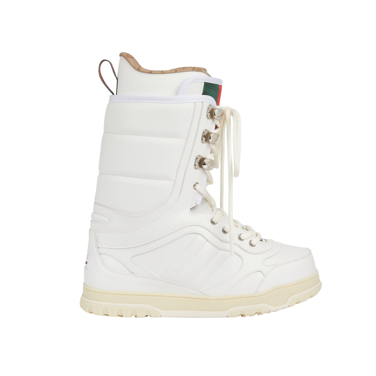 Gucci white snow boots