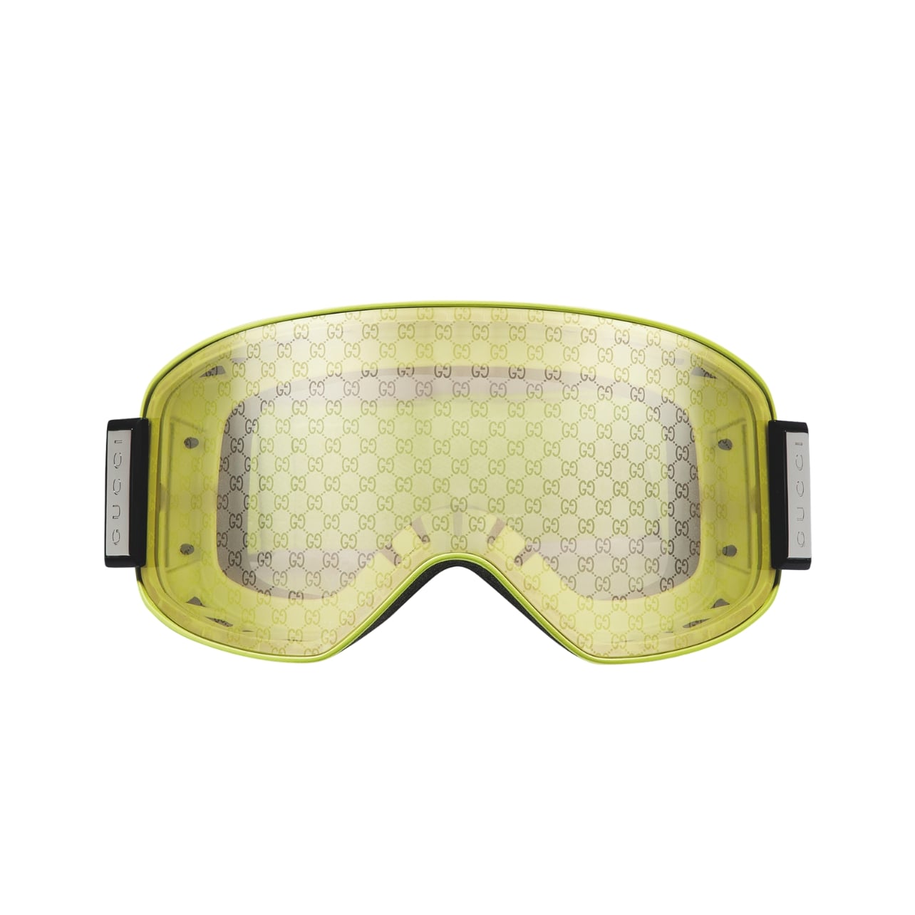 Gucci lime green snow goggles