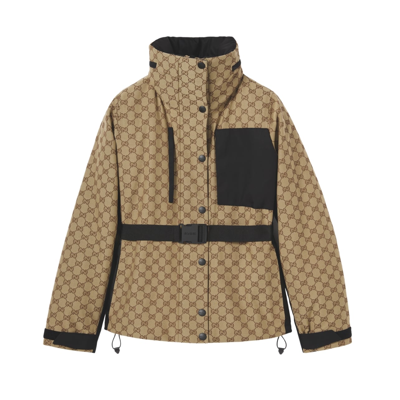Gucci brown and tan snow jacket