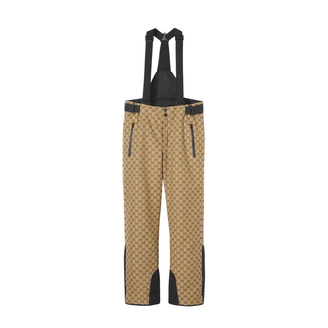 Gucci brown and tan snow pants