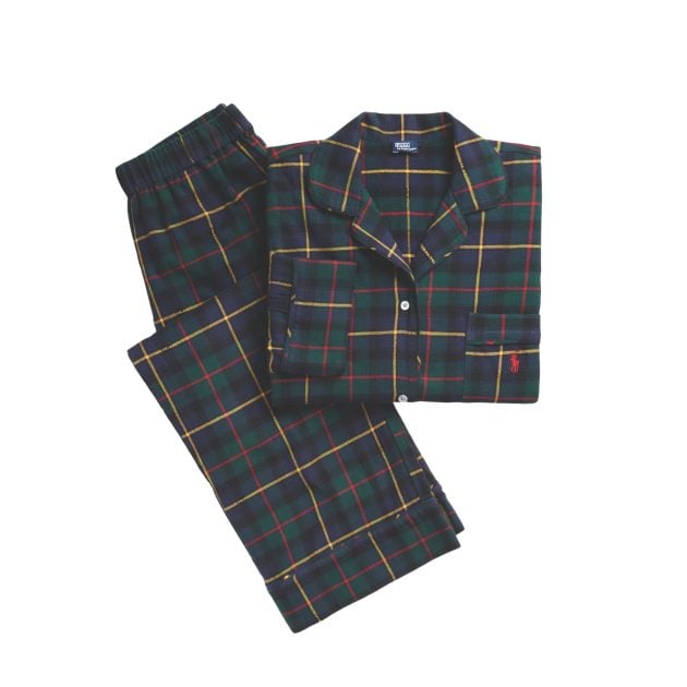 Ralph Lauren plaid pajama set