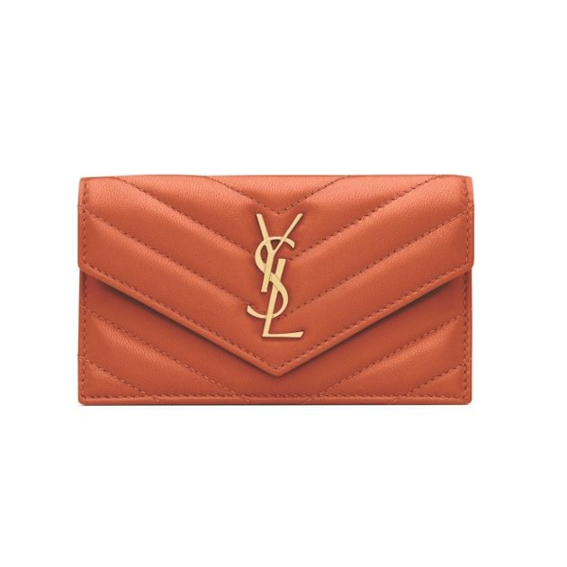 Saint Laurent by Anthony Vaccarello leather wallet