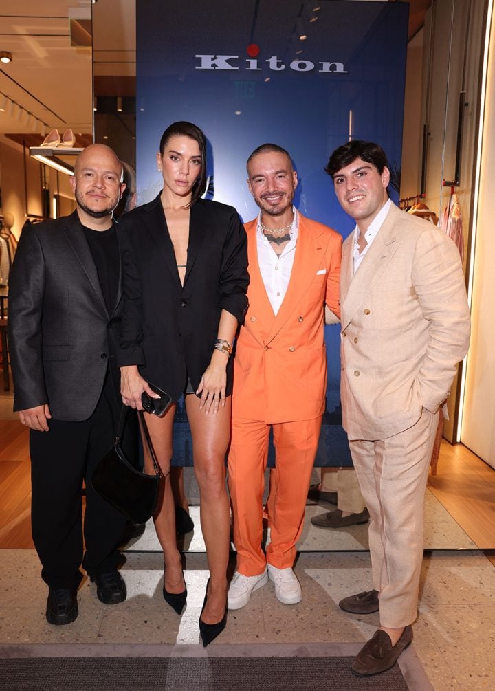 Andres Lopez, Valentina Ferrer, J Balvin, & Ulderico Klain