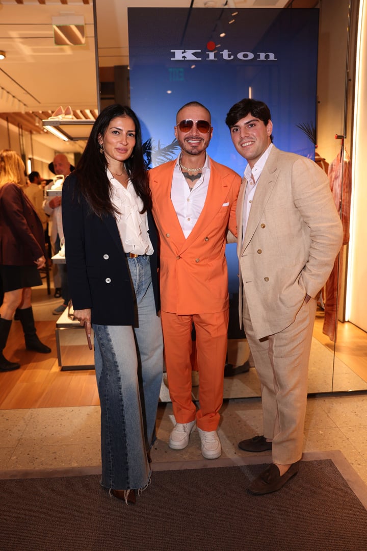 Zarina Tkhostova, J Balvin, & Ulderico Klain