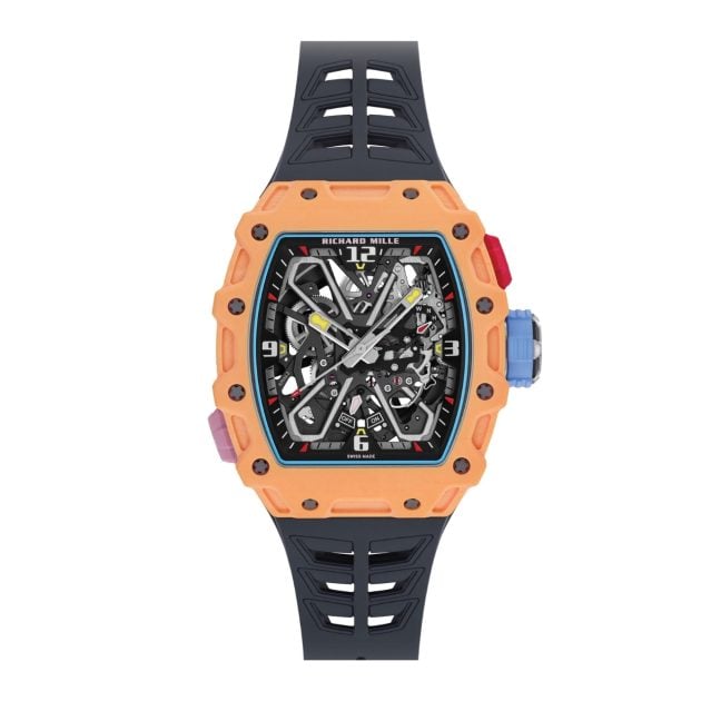Richard Mille orange and black Automatic Rafael Nadal Salmon Quartz watch
