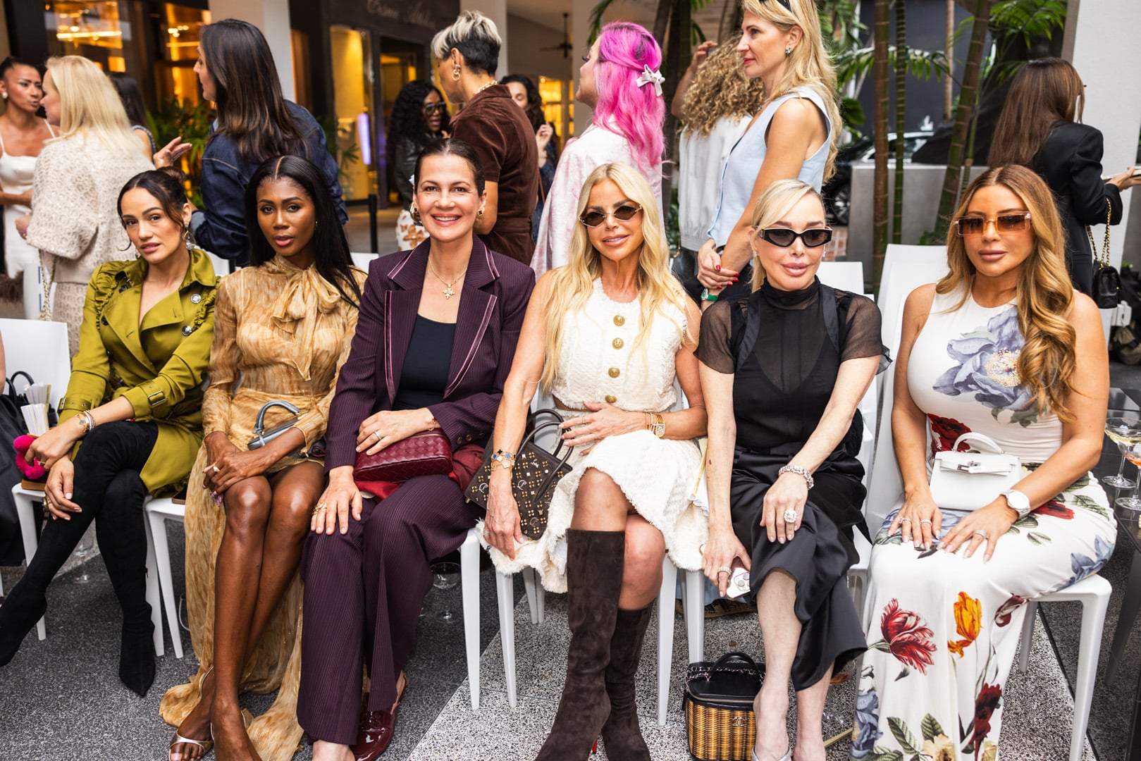 Valeska Castillo, Kiki Barth, Julia Lemigova, Alexia Nepola, Marysol Patton, & Larsa Pippen