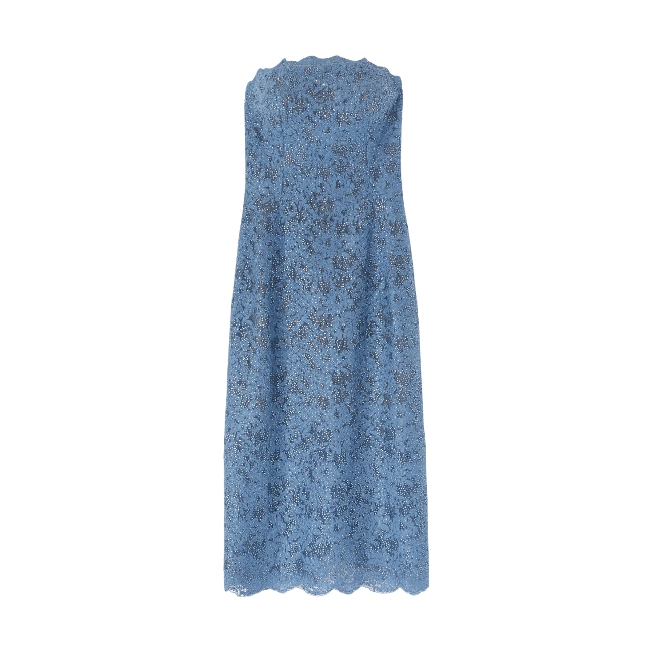 Ermanno Scervino lace dress in blue