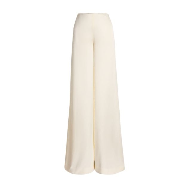 Ralph Lauren satin wide-leg pant