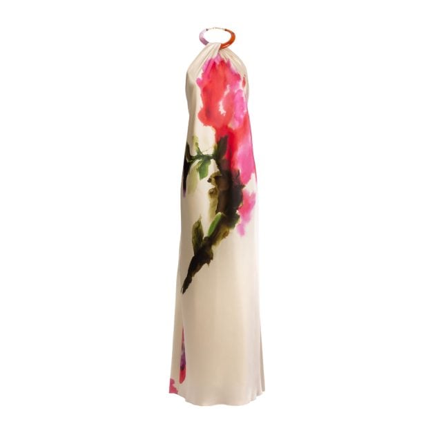 Silvia Tcherassi long floral silk dress
