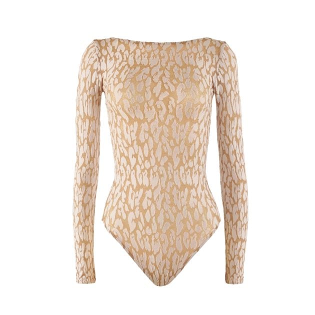 Wolford leopard bodysuit