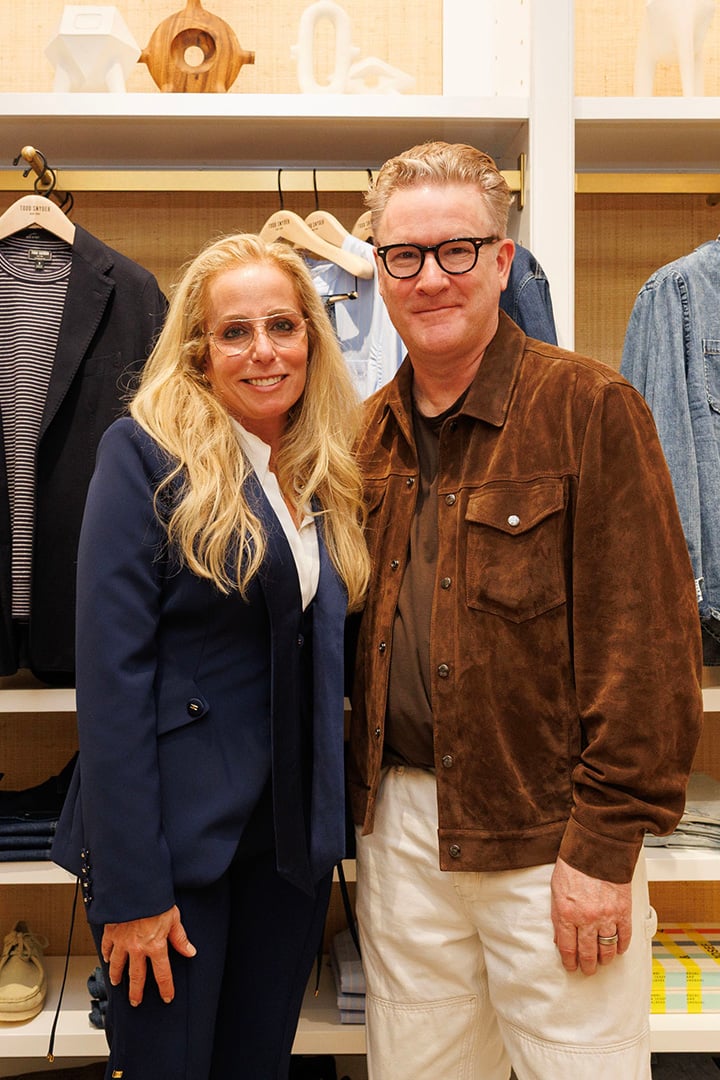 Bal Harbour Magazine Editor in Chief Deborah Frank & Todd Snyder