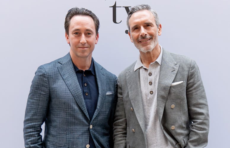 Eleventy, North American President, Geoff Schneiderman, Eleventys Founder and Creative Director, Marco Baldassari