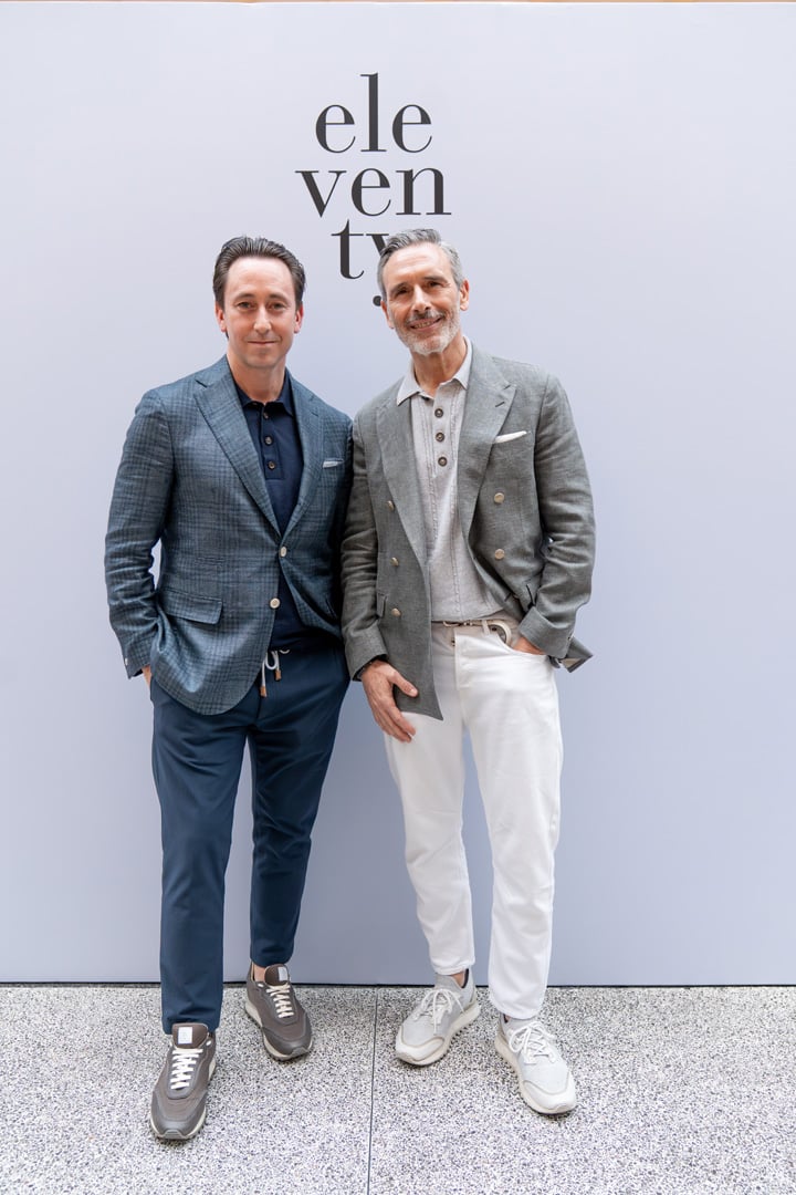 Eleventy's President, North American President, Geoff Schneiderman & Eleventy’s Founder and Creative Director, Marco Baldassari