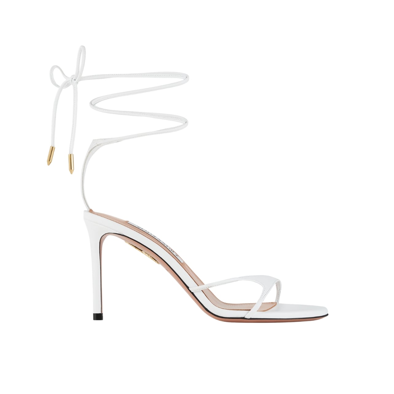 Aquazurra tie up heels