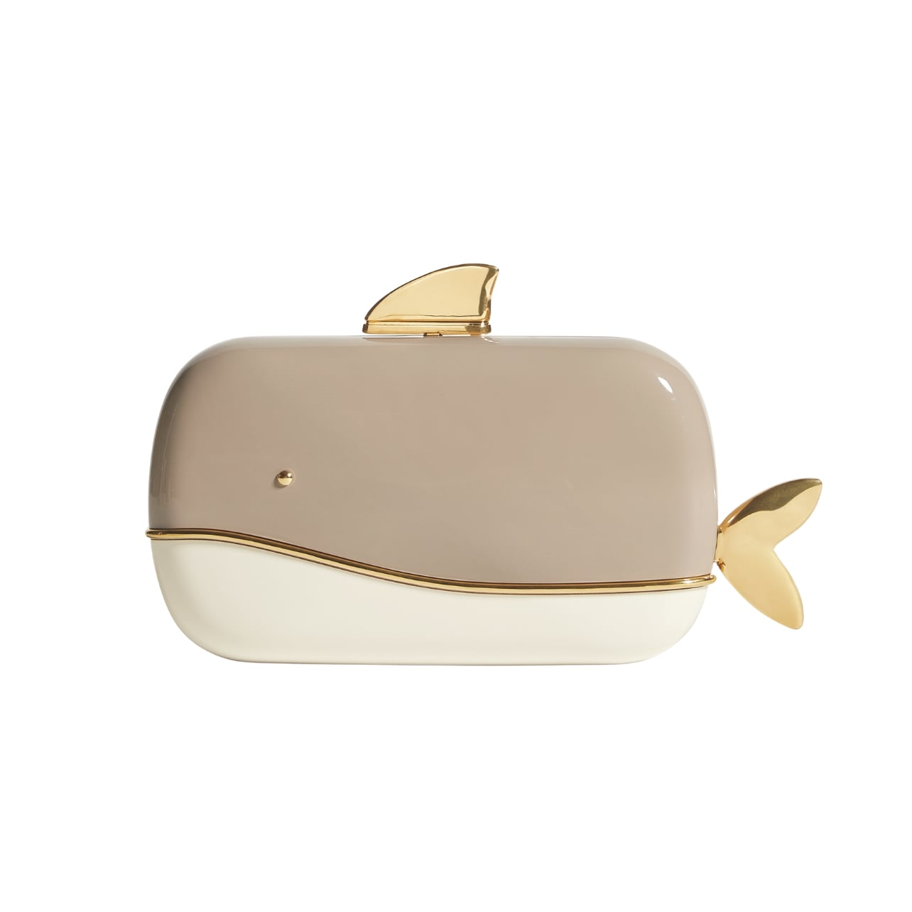 Bottega Veneta whale clutch