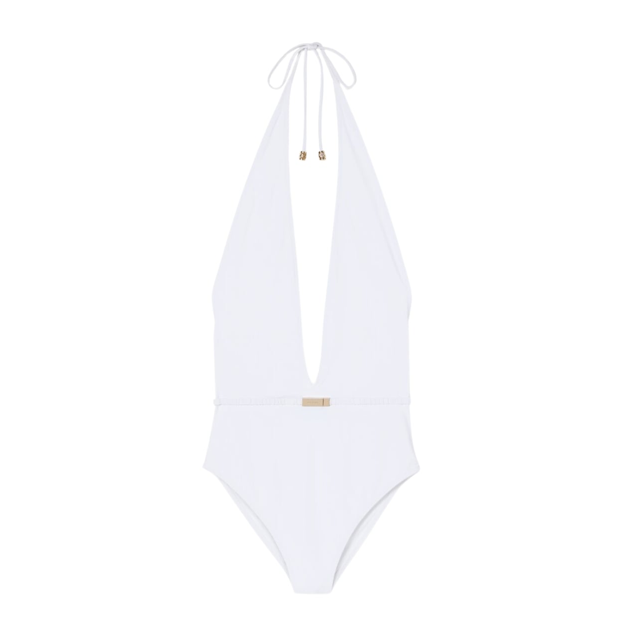 Gucci one piece white bathing suit