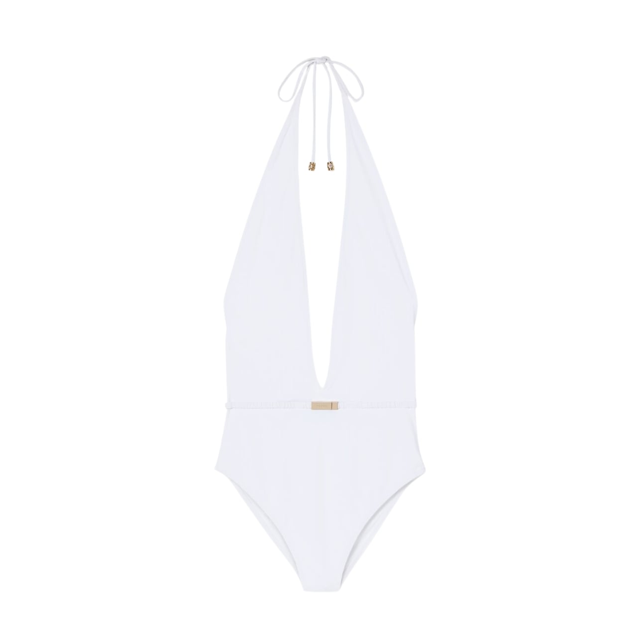 Gucci white bodysuit with metal tag