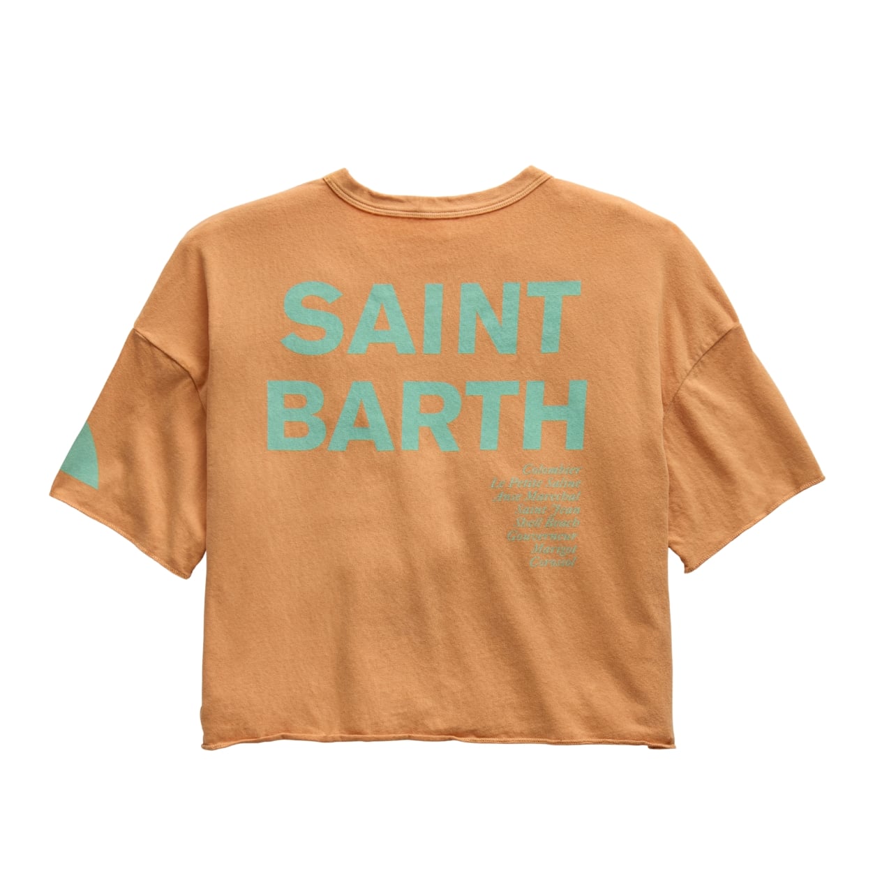 James Perse-saint barth orange t-shirt
