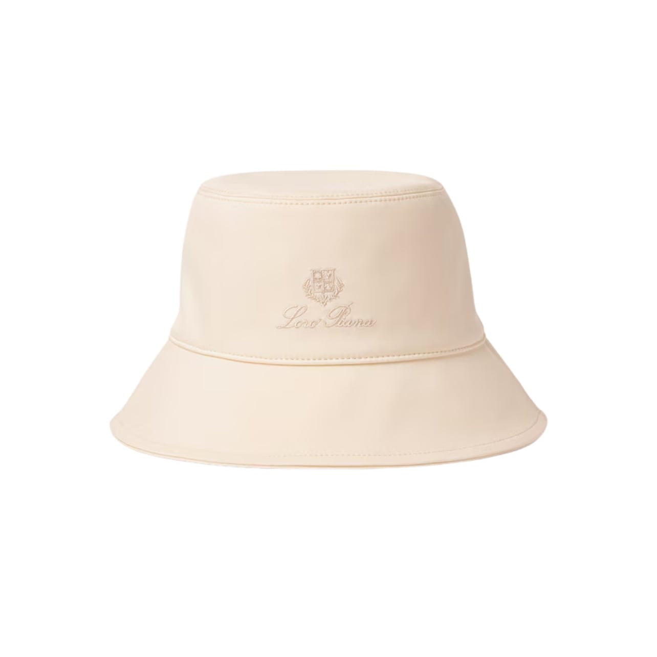 Loro Piana cream bucket hat
