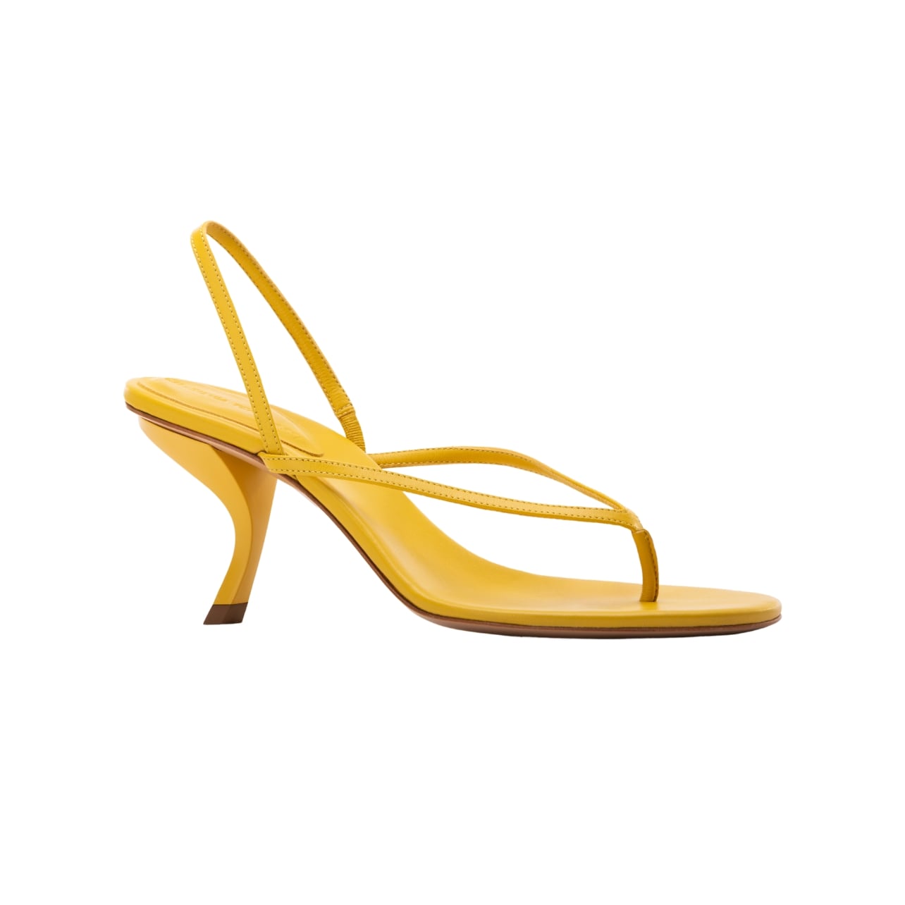 Silvia Tcherassi yellow heels with straps